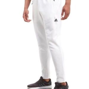 white adidas pants mens